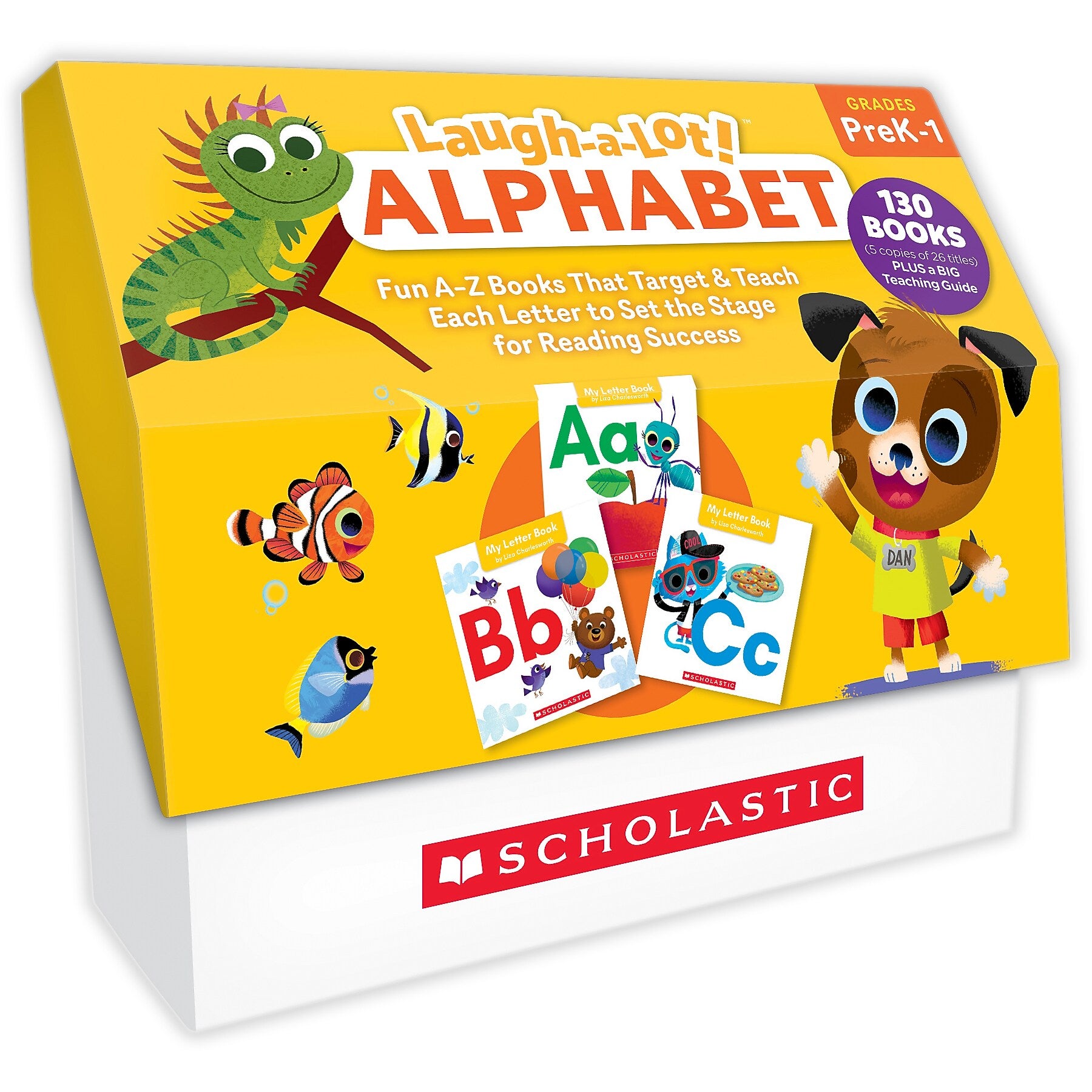 Scholastic Teaching Solutions Laugh A Lot Alphabet Boxed Set, 130/Set