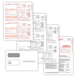 ComplyRight 2025 1099-INT Tax Form Envelopes, 4-Part, 2-Up, Copies A, B, C, 10/Pack (6106E10)
