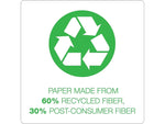 Pendaflex Recycled Pressboard Fastener Folders, 1/3-Cut Tab, Letter Size, Yellow, 25/Box (15939GW)