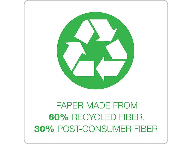 Pendaflex Recycled Pressboard Fastener Folders, 1/3-Cut Tab, Letter Size, Yellow, 25/Box (15939GW)