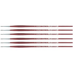 da Vinci COLLEGE Oil and Acrylic Synthetic Student Round Brush, 6 Brushes/Pack (DVXVA87300-6)