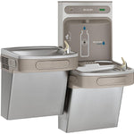 Elkay ezH2O Wall Mounted Bi-Level Drinking Fountain and Hands Free Bottle Filling Station, Stainless Steel (ELZSTL8WSSK)