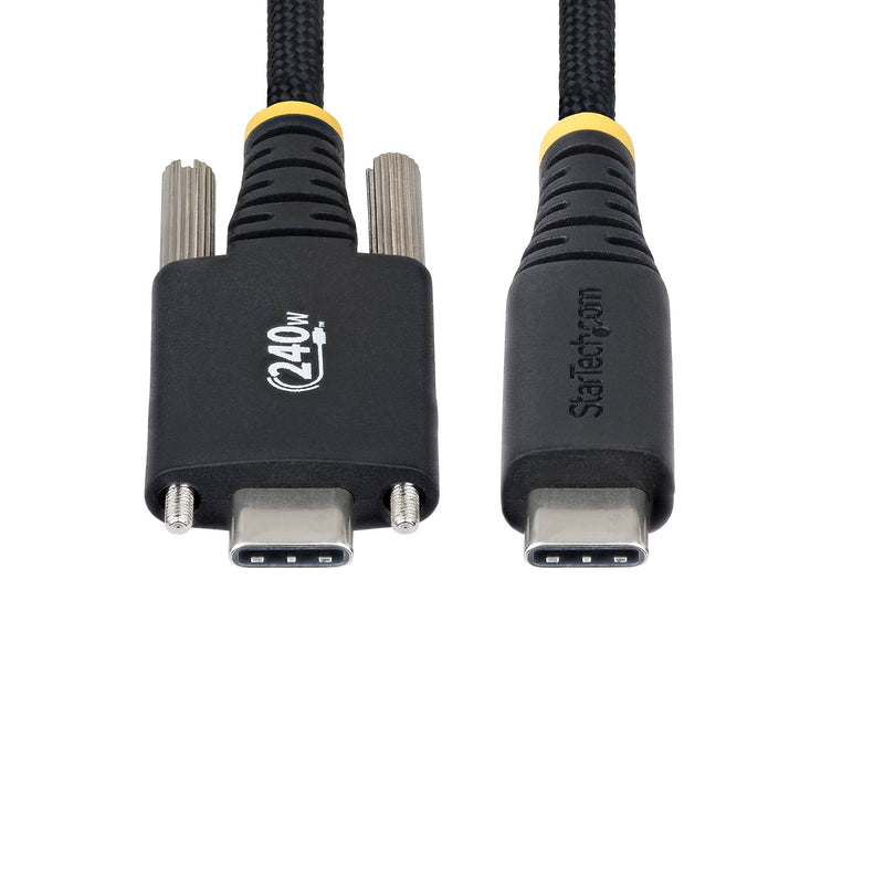 StarTech USB-C to USB-C Charging Cable, 10 ft., Black (S2CEPR3M-USBSL-CABLE)