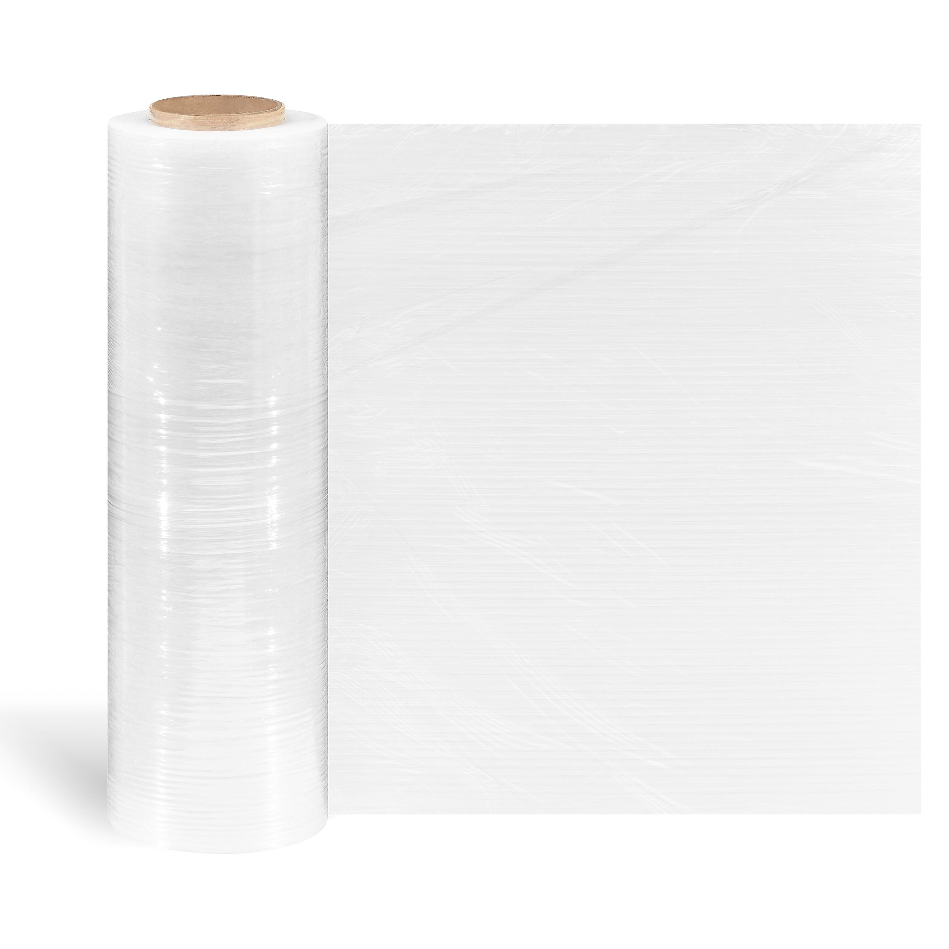 18" x 1500' 79 Gauge Blown Stretch Wrap, Clear, 4/Carton (CW58527)