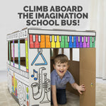 Bankers Box At Play School Bus Playhouse Kit (100016912)