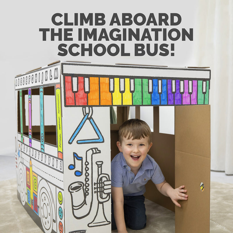 Bankers Box At Play School Bus Playhouse Kit (100016912)