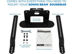 Mount-It! Sonos Beam TV Mounting Soundbar Shelf, 11 lbs. (MI-SB44)
