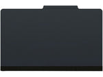 Medical Arts Press Pressboard Classification Folder, 1 Divider, 2" Expansion, Legal Size, Black, 10/Box (DV-T52-14-3BLK)