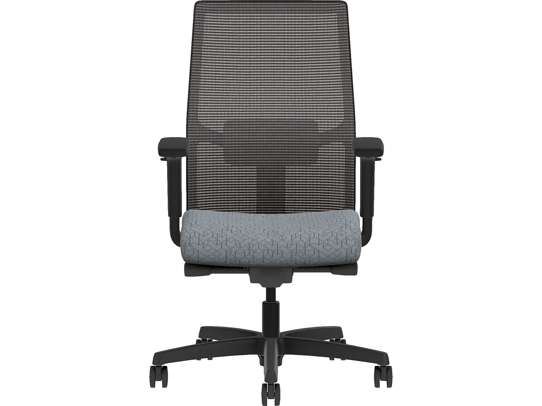 HON Ignition 2.0 Fabric/Mesh Swivel Task Chair, Basalt/Black (HIWMMKD.Y2.A.H.IM.APX25.BL.SB.T)