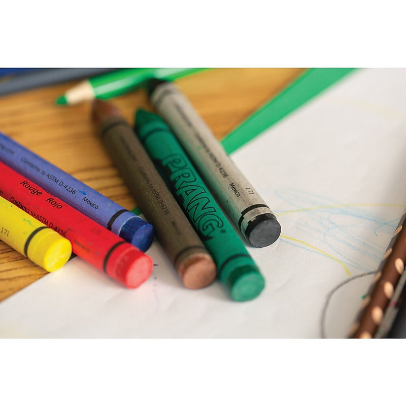 Prang Master Pack Standard Crayons, 8 Colors, 800/Carton (32350)