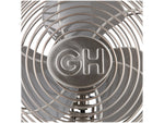 Good Housekeeping 5" Oscillating Desk Fan, 1-Speed, Silver (92512)