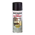 Rust-Oleum Rust Reformer Spray Paint, Black, 10.25 oz. (215215)