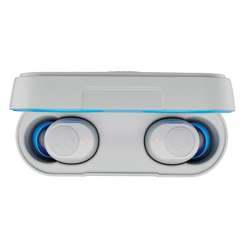 Skullcandy Jib True 2 Wireless In-Ear Stereo Earbuds, Bluetooth, Light Gray/Blue (S1JTW-P948)