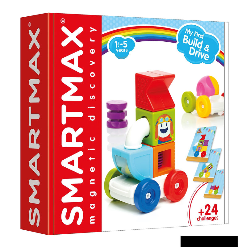 SmartMax My First Build & Drive Playset, 20 Pieces/Set (SMX237US)