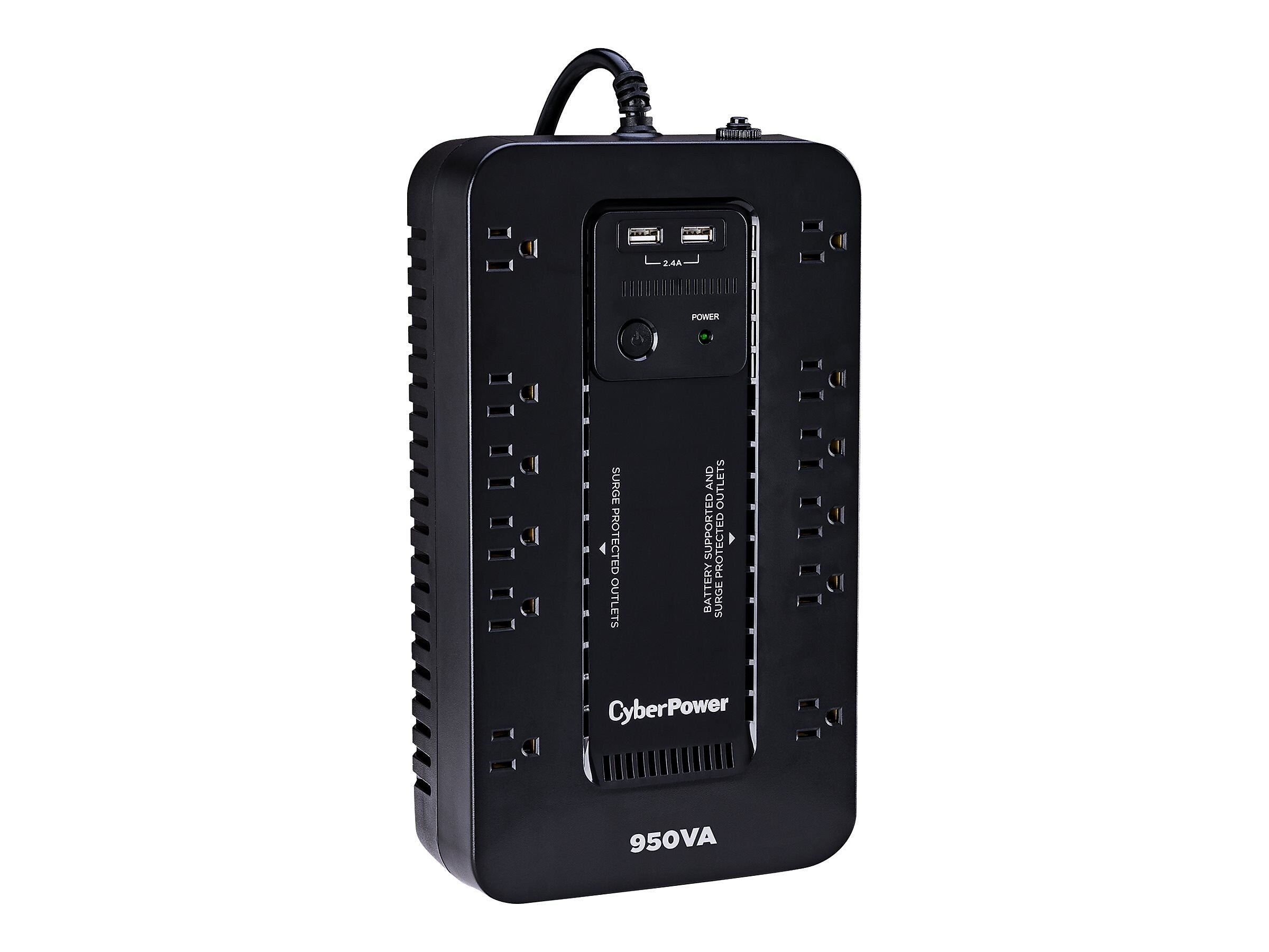 CyberPower 950VA 12-Outlet Battery Backup UPS System, Black (SX950U)