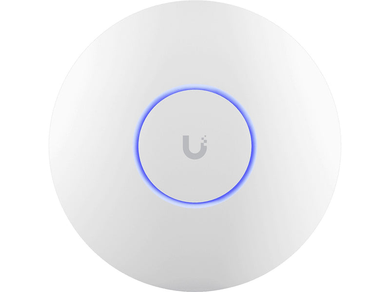 Ubiquiti U6 Enterprise AX 4.8Gbps Tri Band 2.4/5/6GHz WiFi 6E Access Point, White (U6-ENTERPRISE-US)