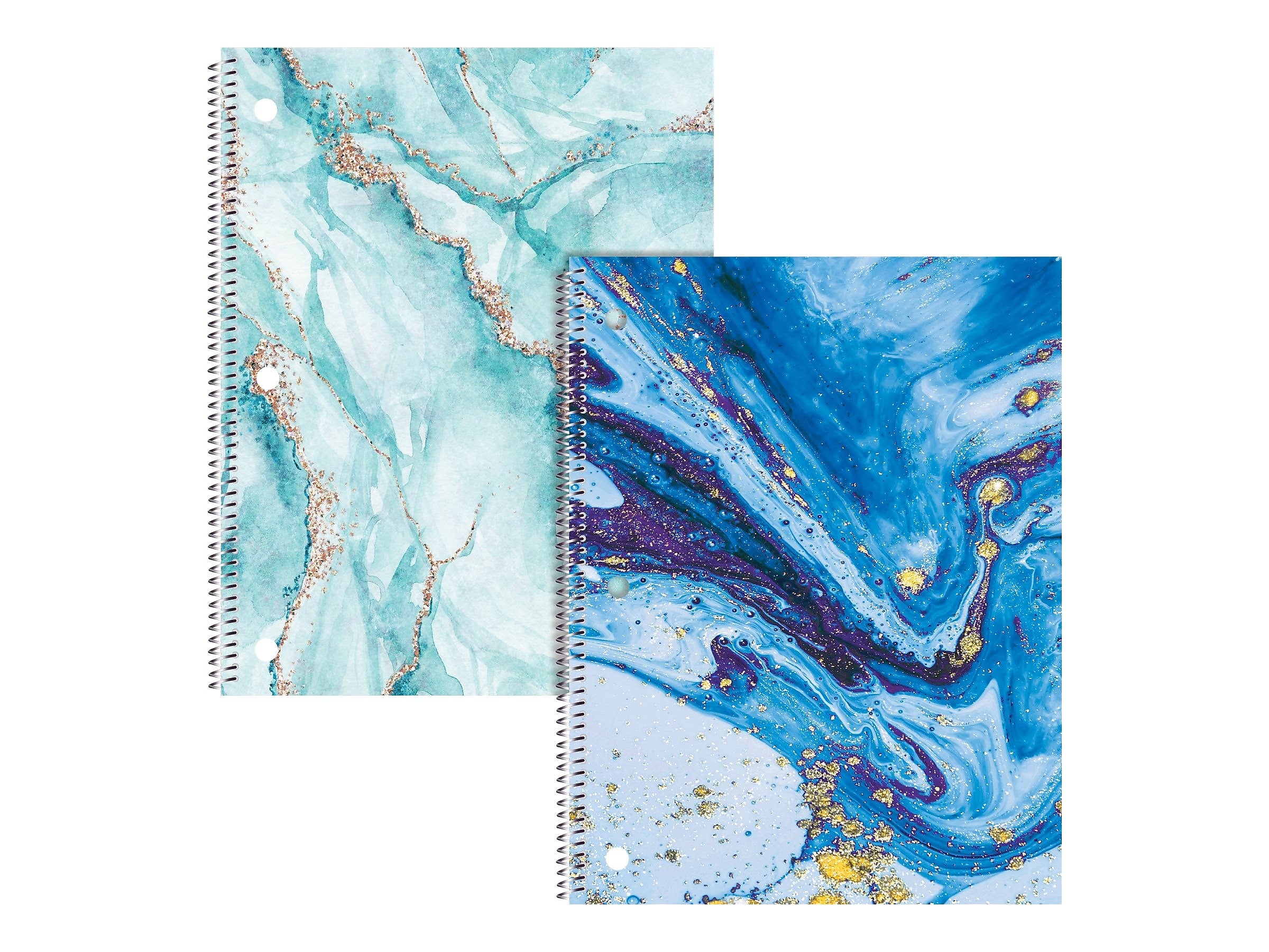 Better Office 1-Subject Notebooks, 8" x 10.5", College Ruled, 100 Sheets, 2/Pack (25702-2PK)