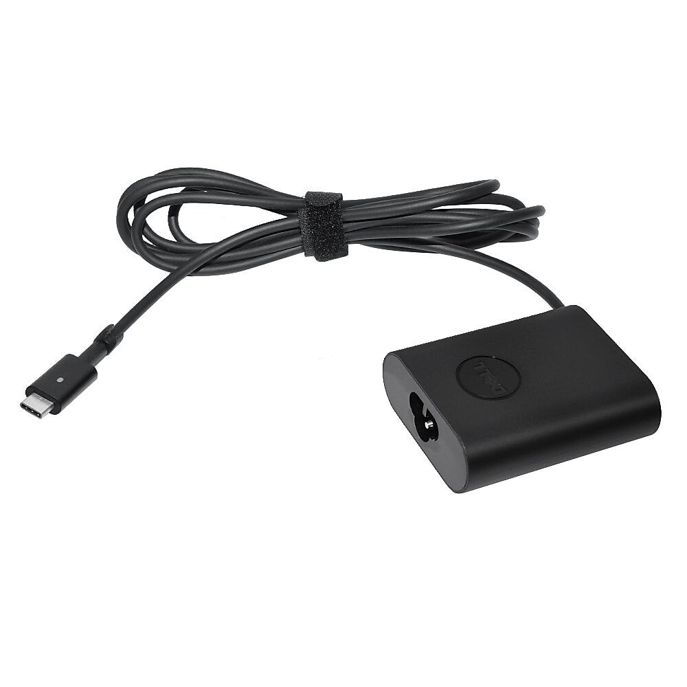 Dell 30W USB-C Power Adapter For Dell XPS 12 9250, Latitude 12 7275, and Latitude 13 E7370 Laptop, Black (DA30NM150)