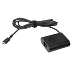 Dell 30W USB-C Power Adapter For Dell XPS 12 9250, Latitude 12 7275, and Latitude 13 E7370 Laptop, Black (DA30NM150)