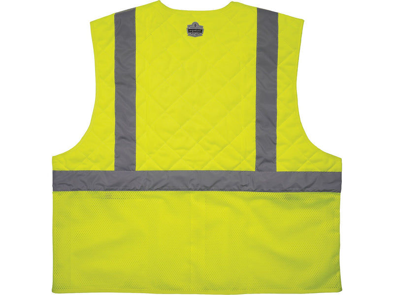 Chill-Its 6668 High-Visibility Safety Cooling Vest, XXL, Lime (12716)