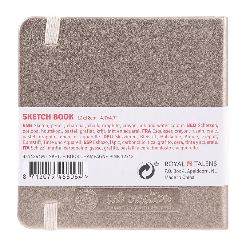 Talens Art Creation 4.7" x 4.7" Sketch Book, 80 Sheets/Book, 5/Bundle (TLN9314244M-5)
