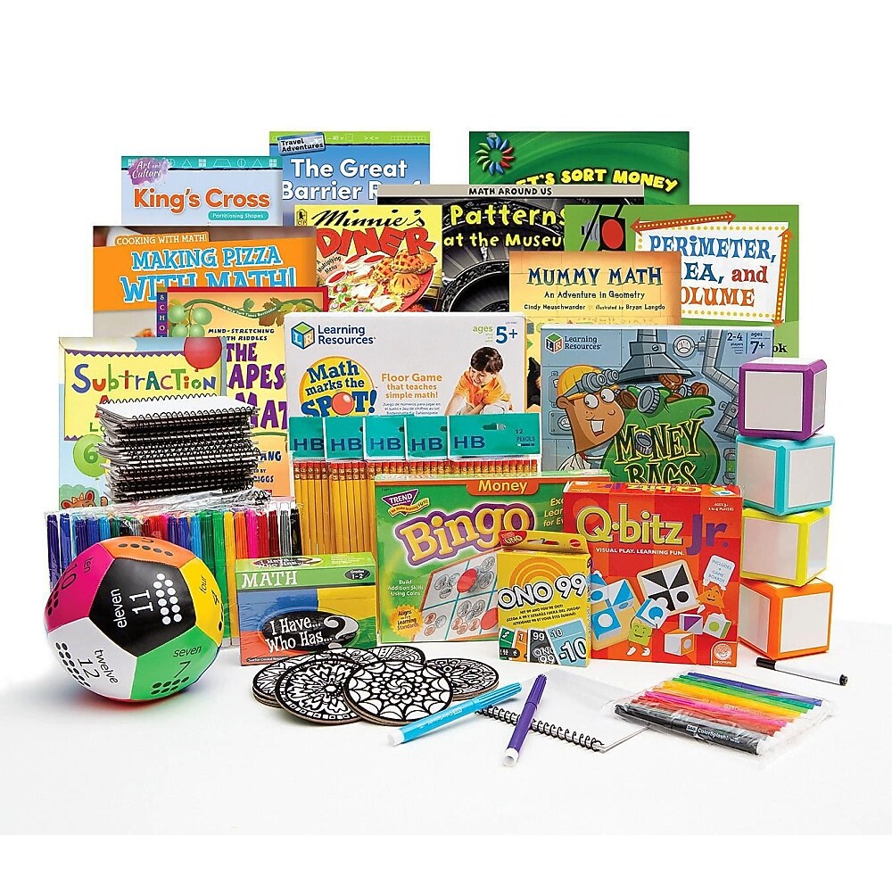 S&S Worldwide Family Engagement Night Kit MATH, Assorted Colors (LR4581)
