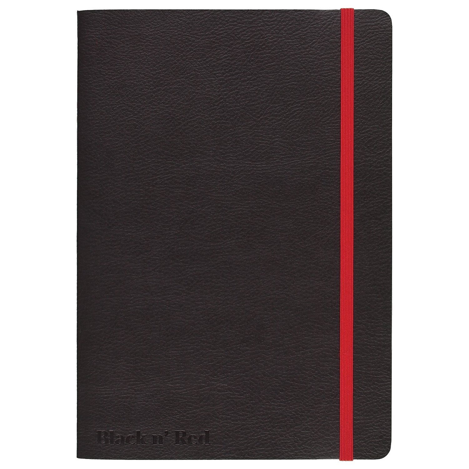 Black N' Red 1-Subject Professional Notebooks, 5.75" x 8.25", Wide Ruled, 71 Sheets, Black (400065000)