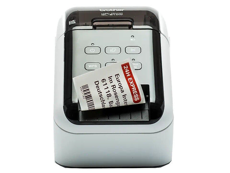 Brother Desktop Thermal Label Printer, Glossy Black/White (QL-810Wc)