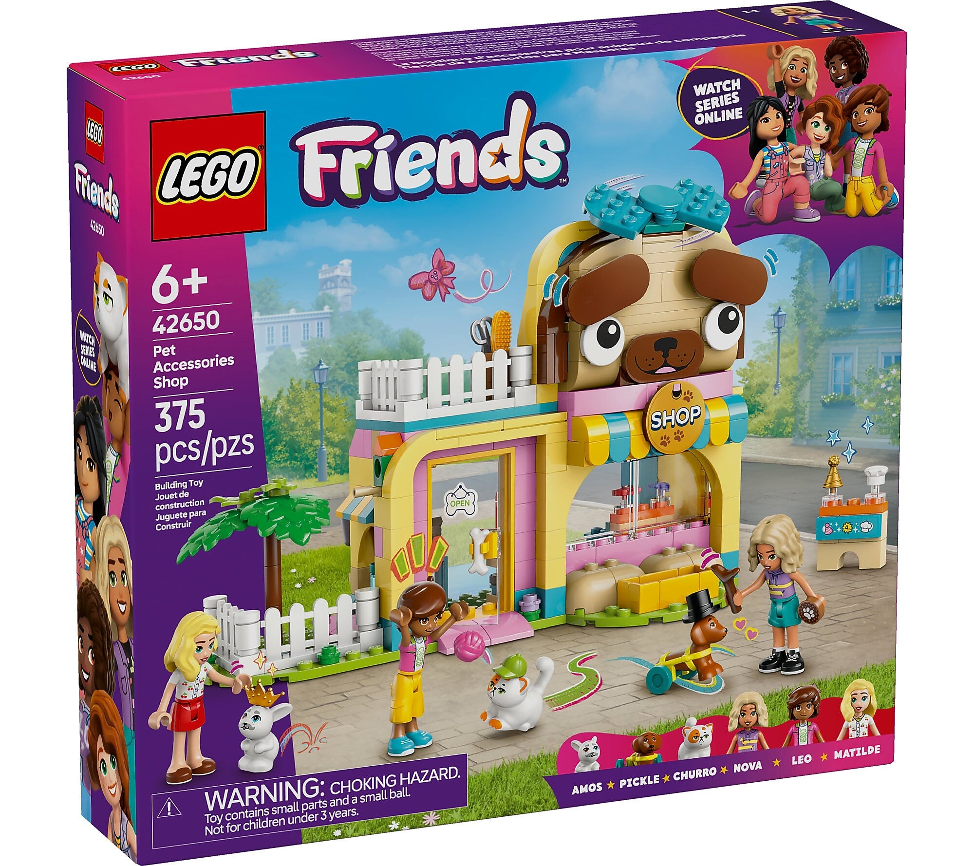 LEGO Friends Pet Accessories Shop, 375 Pieces (42650)