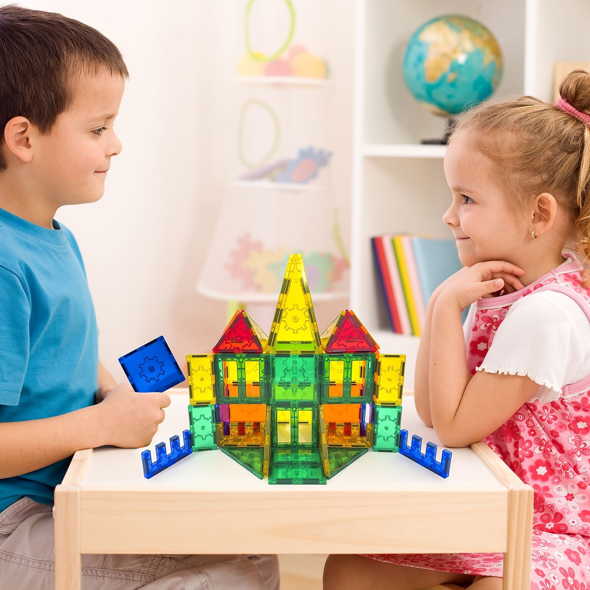 Tytan Toys Magnetic Tiles & Building Blocks, 60 Pieces (ACTYT022)