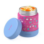 bentgo Kids Stainless Steel Insulated Food Jar, Rainbows and Butterflies, 11 oz. (BGKDJAR-RBO)