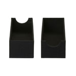 Household Essentials Drawer Organizers, Black Linen, 2/Pack (7670-1)