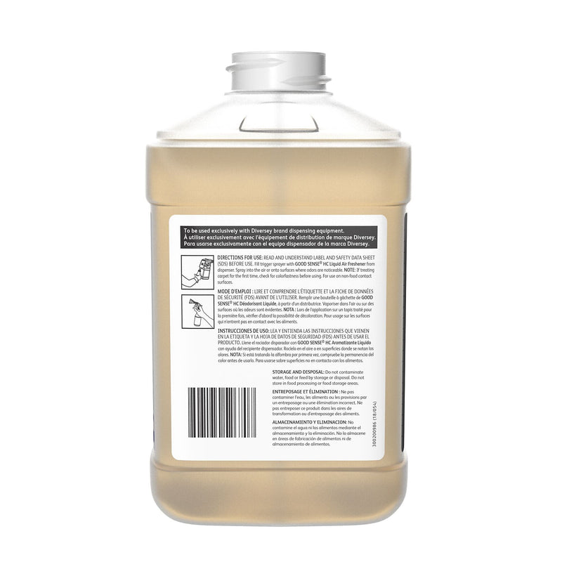Diversey Good Sense HC Liquid Air Freshener for Diversey J-Fill, Clean Fresh Scent, 84.5 oz. , 2/Carton (905388)