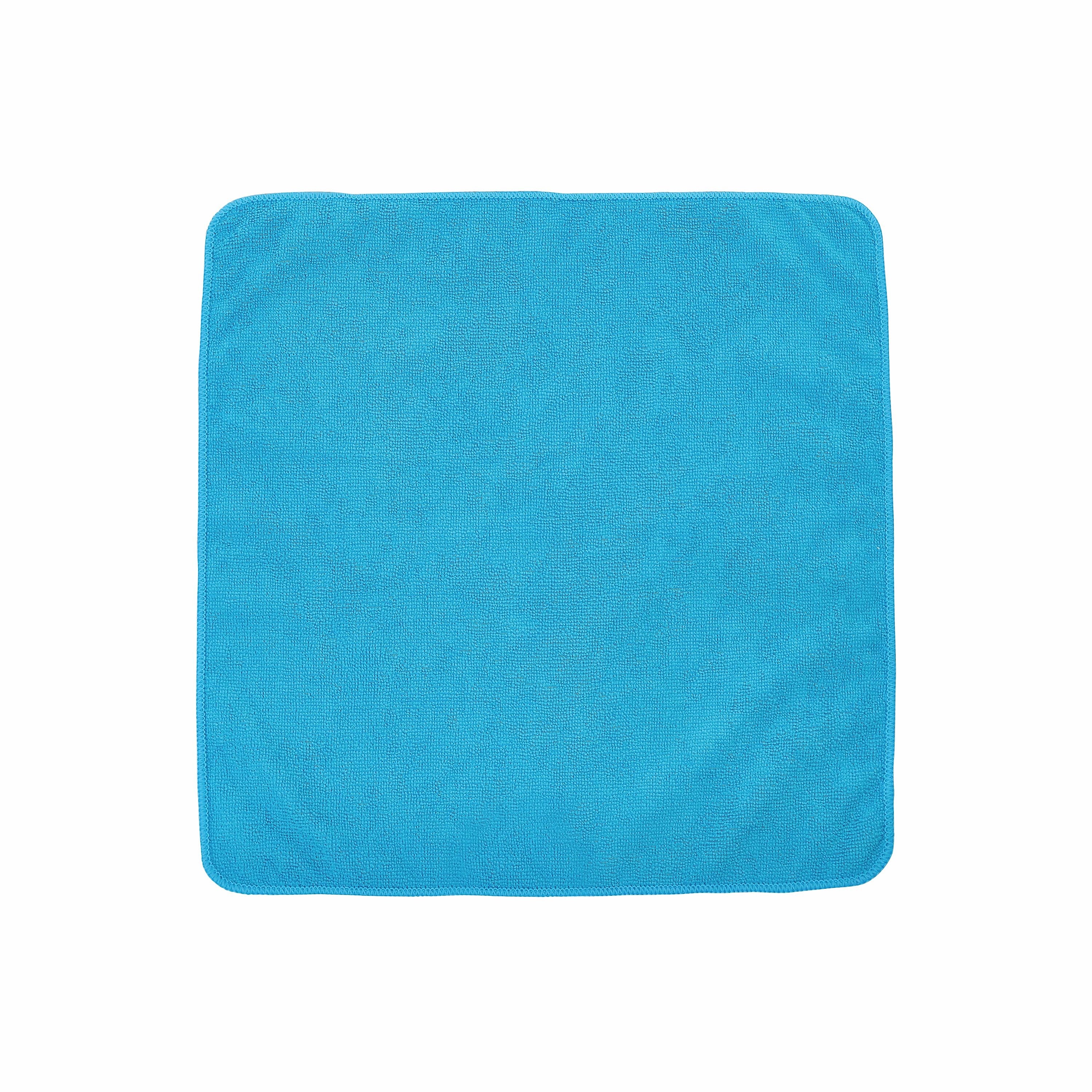 HYGEN r-40 Recycled Microfiber Cleaning Cloths, 16" x 16", Blue, 24/Pack (1820583)