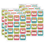 Trend Enterprises S'more Smiles Chocolate Scent Scratch 'n Sniff Stinky Stickers, Multicolored, 48/Pack, 6/Packs/Bundle