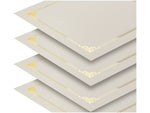 Better Office Certificate Holders, 8.75" x 11.25", Ivory/Gold, 25/Pack (65250-25PK)