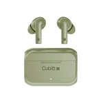 Cubitt Gen 2 Wireless Active Noise Canceling Earbuds, Bluetooth, Green (CTEG2-3)