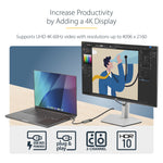 StarTech.com 0.43' USB C to HDMI Audio/Video Cable, Space Gray (USBC-HDMI-CDP2HD4K60)
