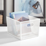 mDesign Steel Organizer, Matte White (25998)