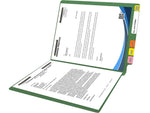Medical Arts Press Reinforced End Tab File Folder, Straight Cut, Letter-Size, Green, 50/Box (S-01602-GRN)