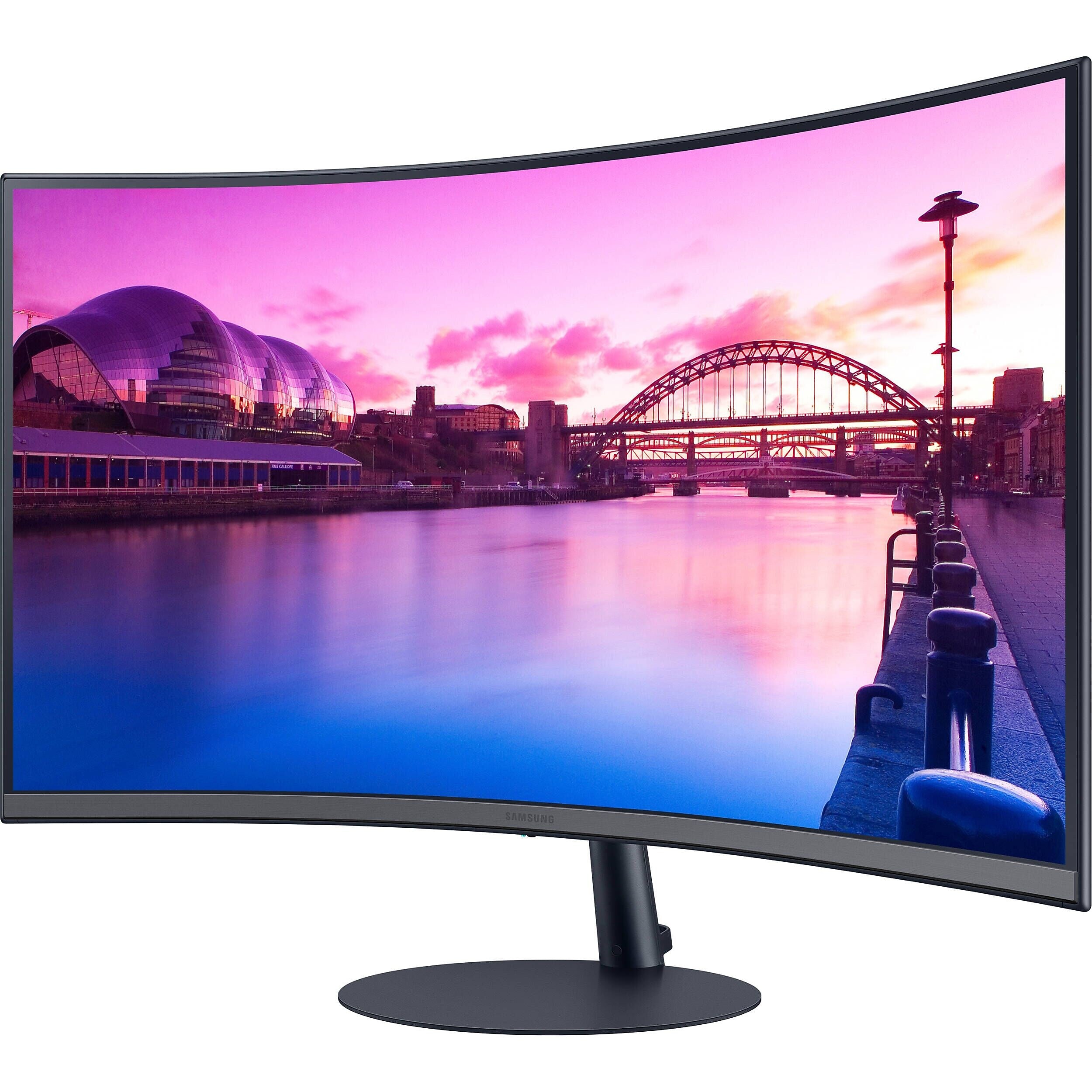 Samsung S39C 27" Curved 75Hz LED Monitor, Black (LS27C392EANXGO)