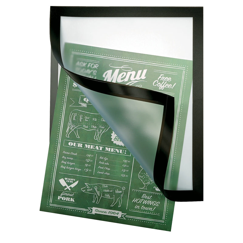 Global Printed Products Blank Indoor Window Sign, 8.5" x 11", Clear, 5/Pack (SPLS-8X11FMP)
