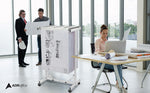 AdirOffice Expandable Blueprint Mobile Plan Center Large File Hanging Storage, White (615-WHI-KIT1)