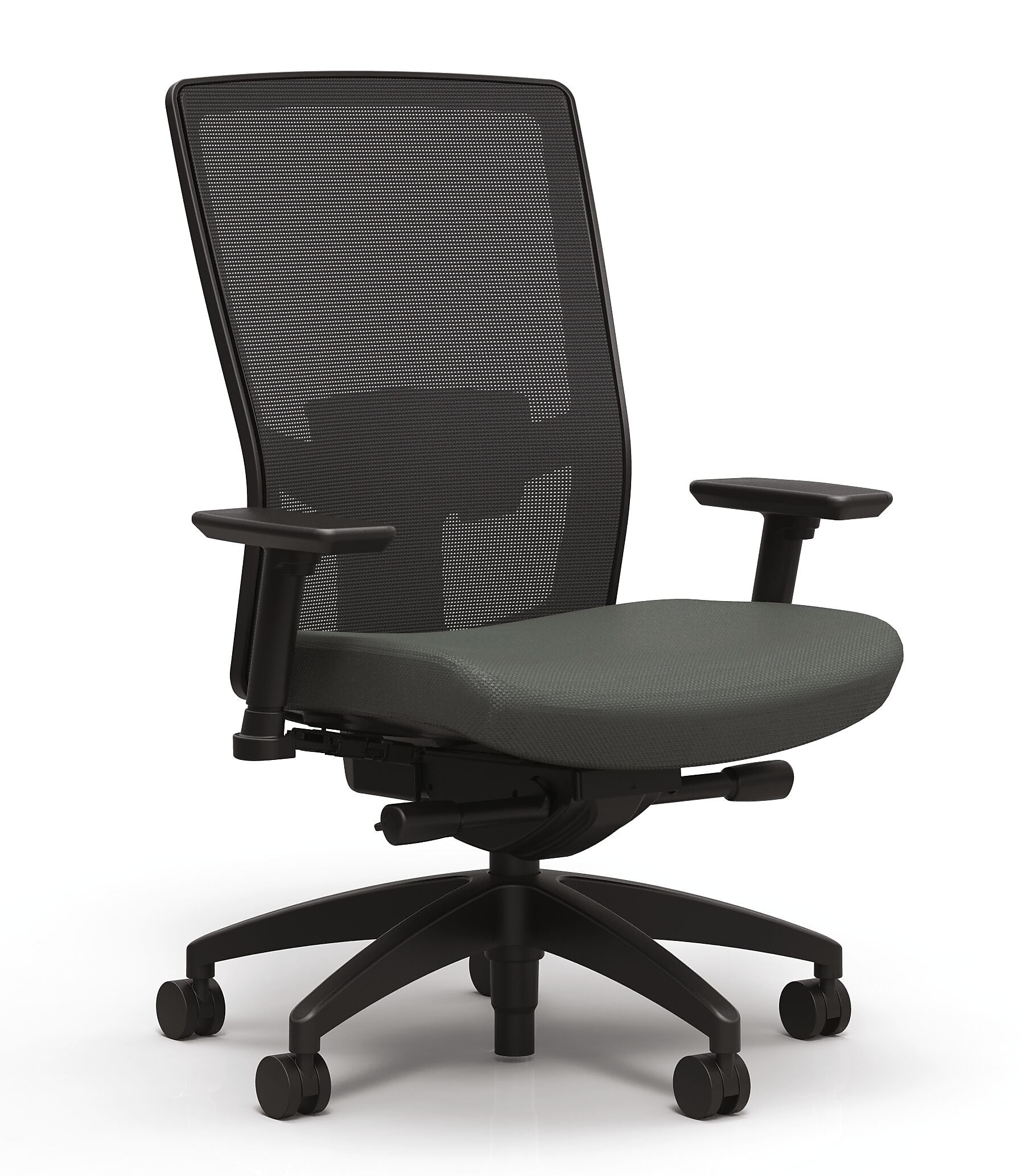 Workplace2.0™ 500 Series Mesh and Fabric Task Chair, Iron Ore (51973)