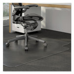 Alera® Carpet Chair Mat with Lip, 36" x 48'', Low Pile, Clear Vinyl (CM12113ALEPL)