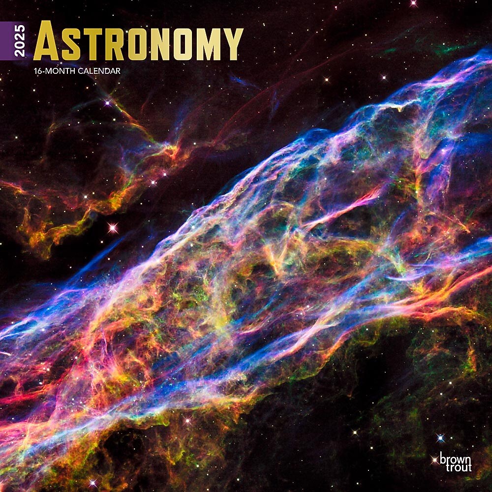 2025 BrownTrout Astronomy 12" x 12" Monthly  Wall Calendar (9781975476519)