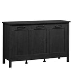 Sauder Select 30"H Storage Cabinet with 4 Shelves, Raven Oak (433978)