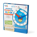 Hand2Mind Magnetic Demonstration Advanced NumberLine Clock (HTM93411)