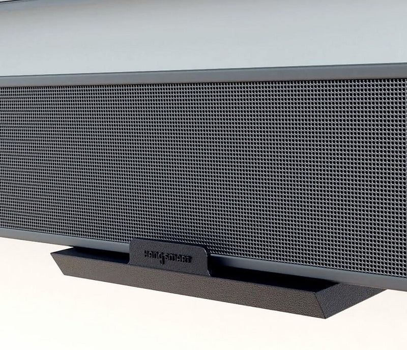 HangSmart DIY Stud Less Sound Bar Mount, Black (SM1002)