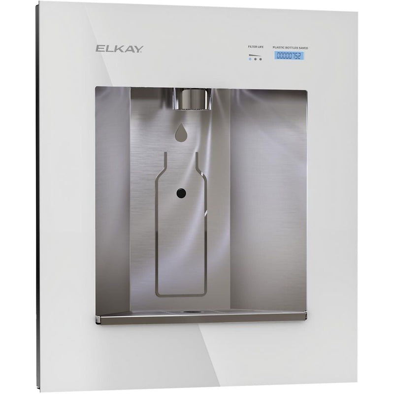 Elkay ezH2O Liv Recessed Hands Free Bottle Filling Station, Refrigerated and Filtered (LBWD06WHK)